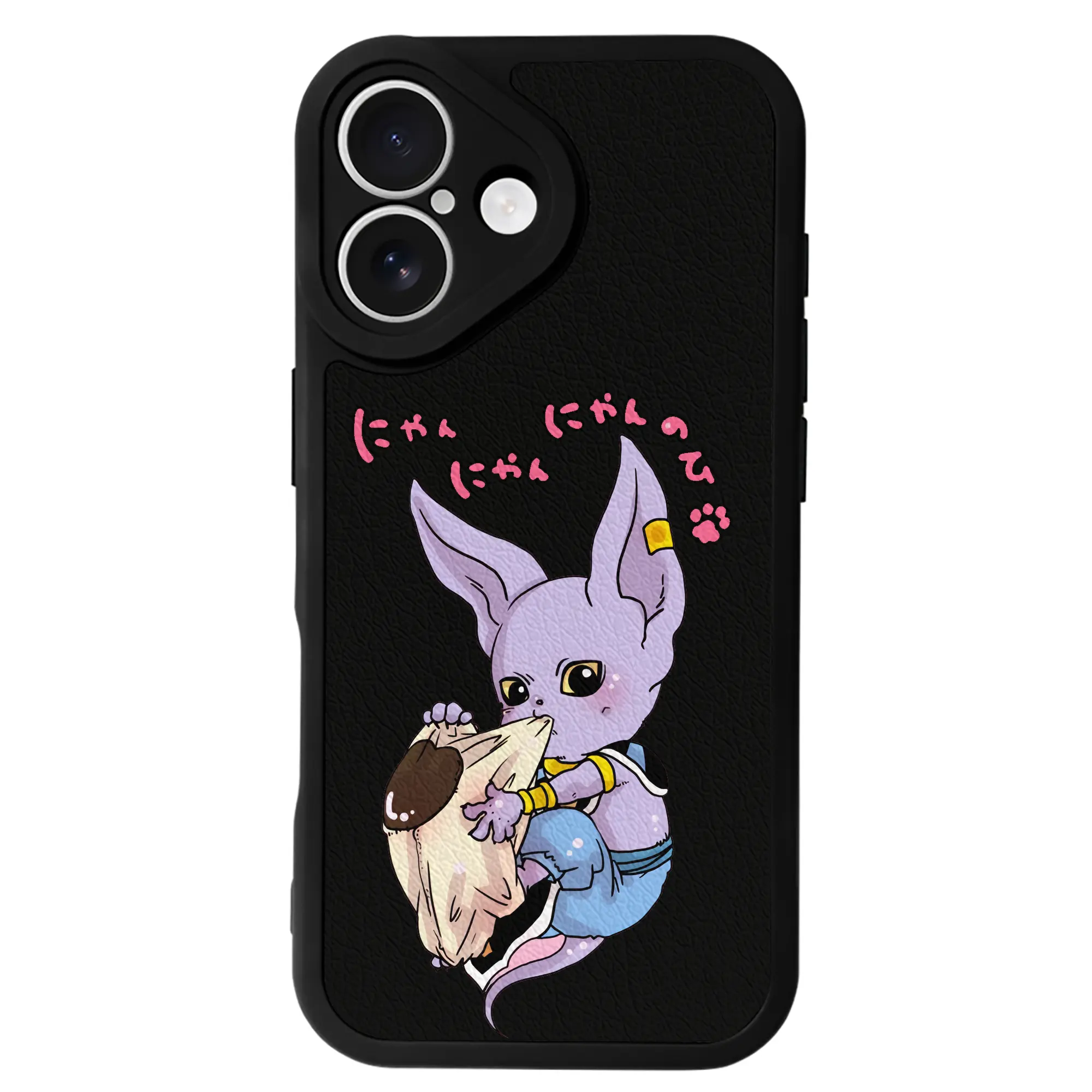 ドラゴンボール グッズ ビルス - IPhone 16シリーズ対応 ・ シリコンスマホケース ・ レザー調 ・ 高精度フィット ・ 耐衝撃 ・ ワイヤレス充電対応 ・ 精密カット